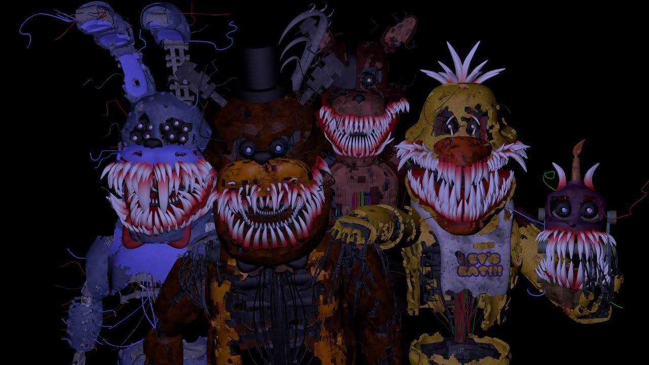 Cinema 4D Fnaf Corrupted Animatronics Pack (Link Des.)