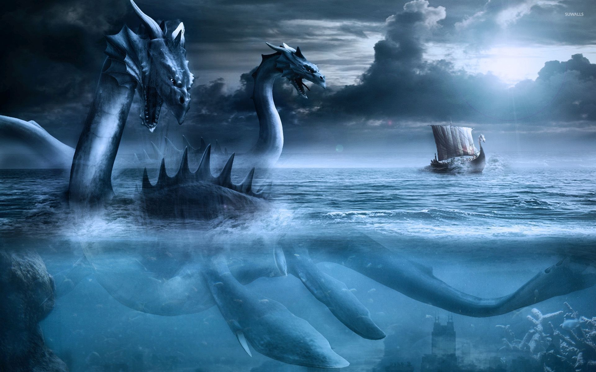 Mythical Sea Creatures Wallpapers - Wallpaper Cave