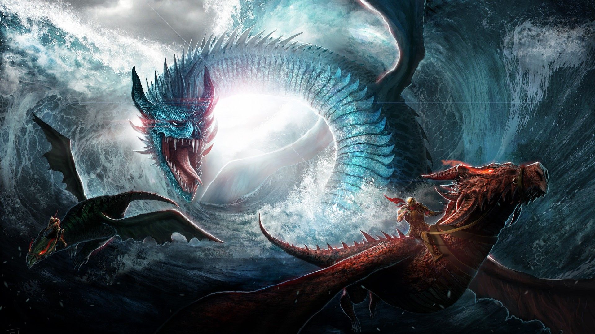 Sea Monster Fantasy Art