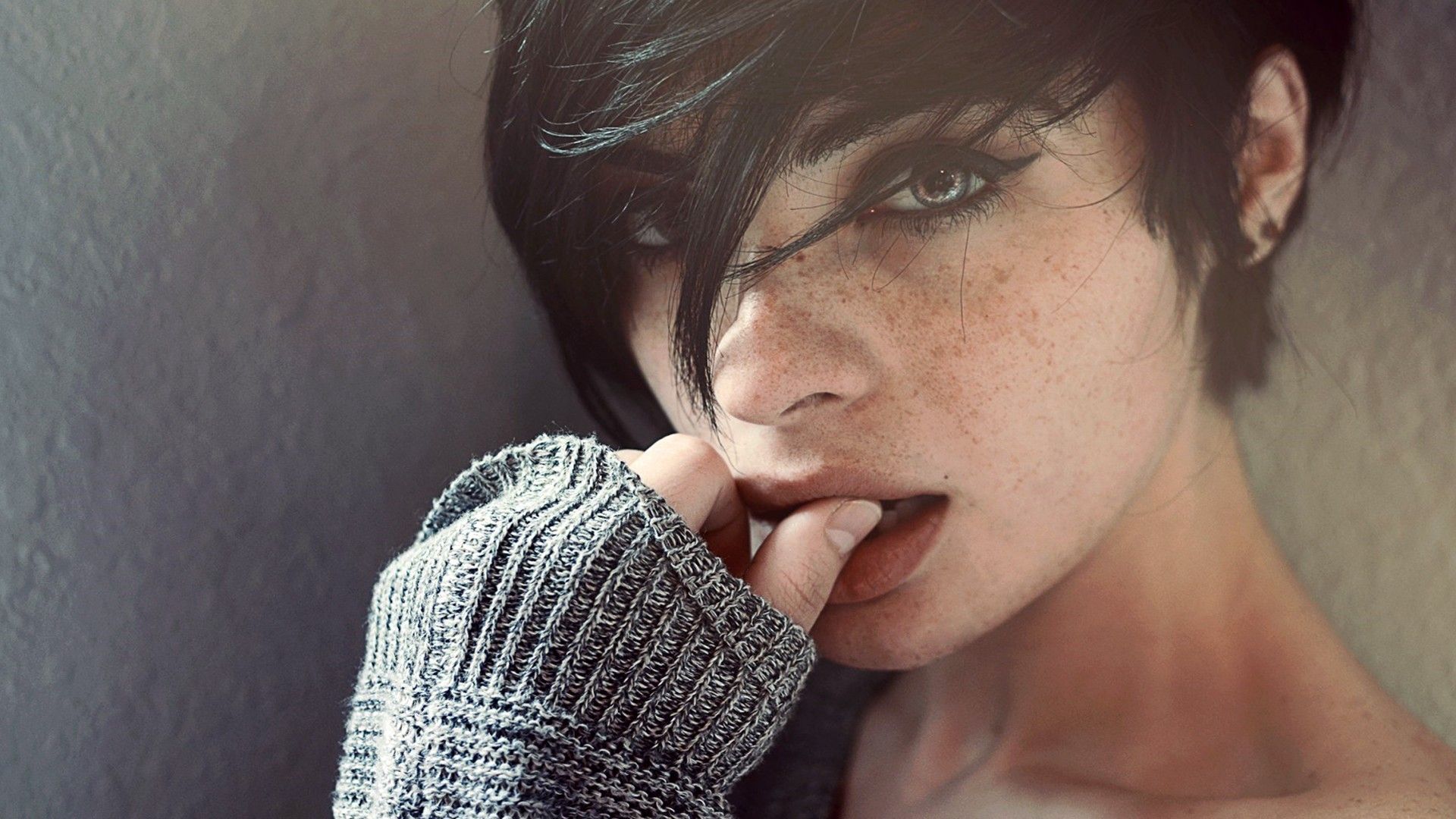 dark hair HD wallpaper, Background