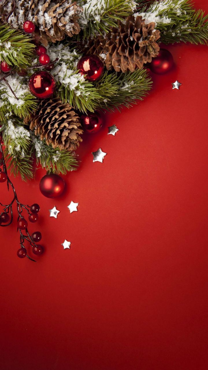 Download 720x1280 «New Year» Cell Phone Wallpaper. Category: Holidays. Fundos de natal, Papel de parede natalino, Cartões natalinos