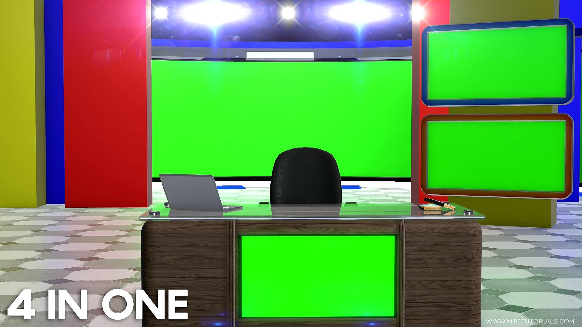 Studio Desk Free Background And Chair