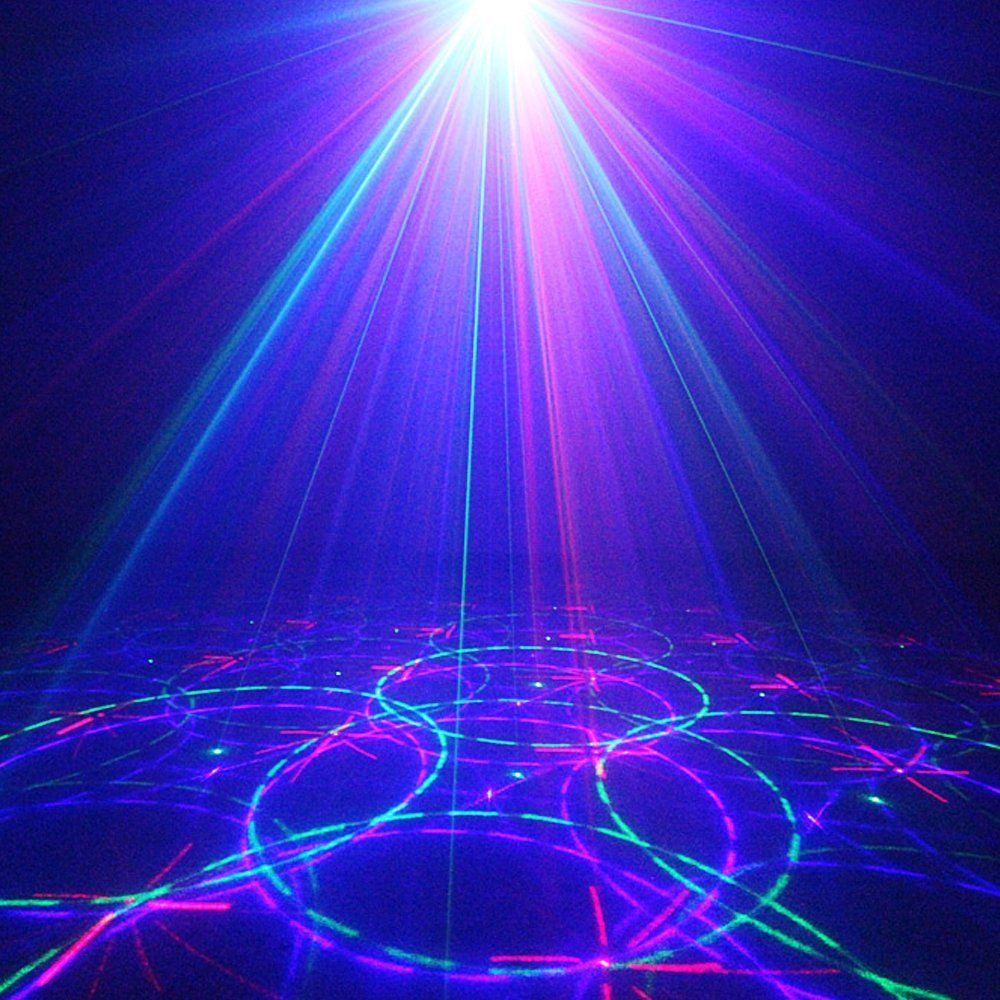 Decolighting Laser Light Mini Stage Laser Lights, RG Laser Projector. Green background video, Green screen video background, Light background image