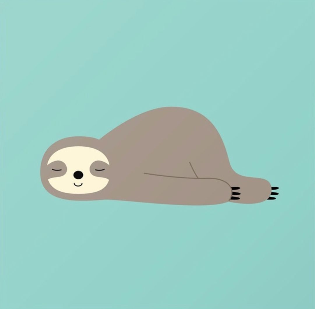 Do Nothing. Andy Westface. Sloth art, Cute wallpaper, Sloth drawing