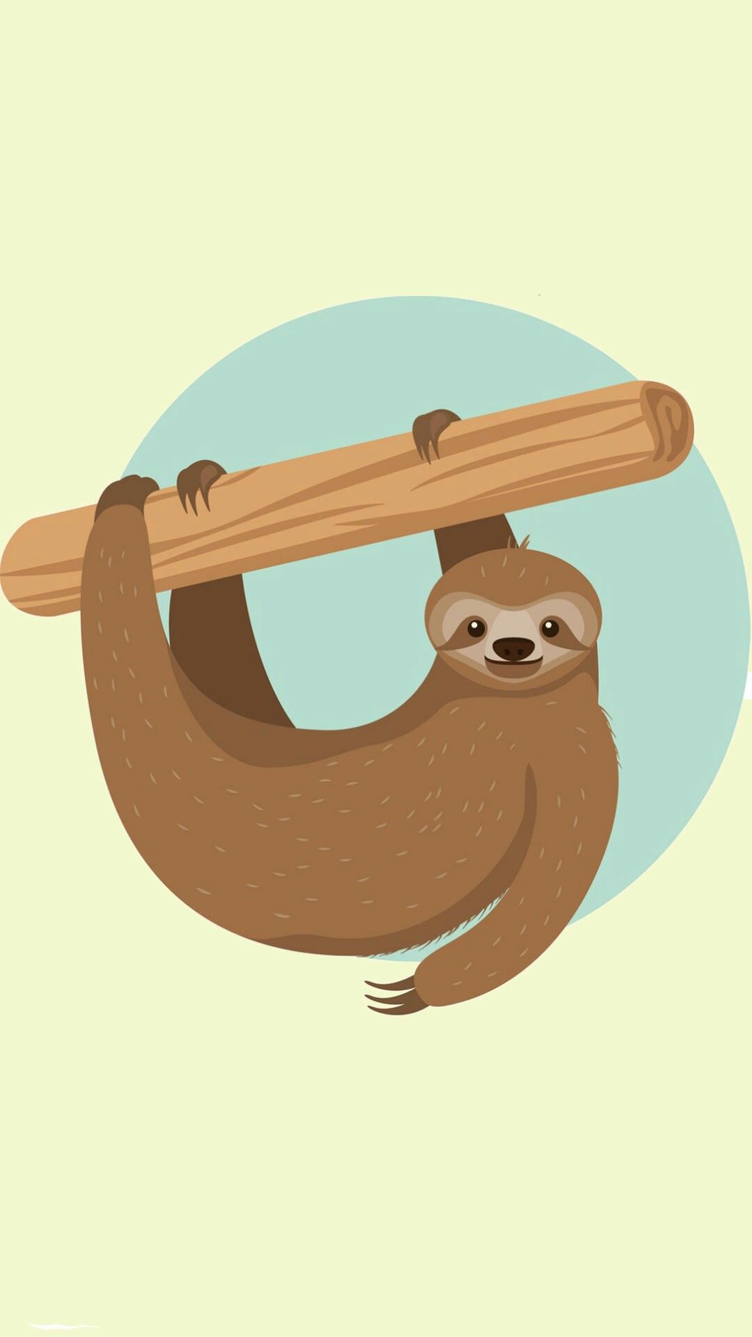 Sloth wallpaper. Sloth art, Sloth drawing, Sloth
