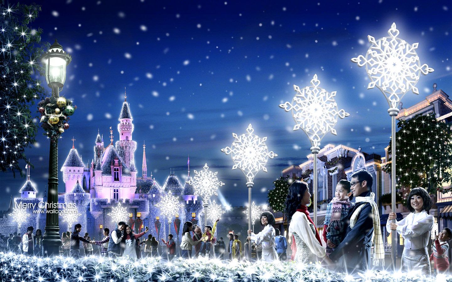 Hong Kong Disneyland Christmas Vacations, A Sparkling Christmas 431 KB 1440x900 Wallpaper 21