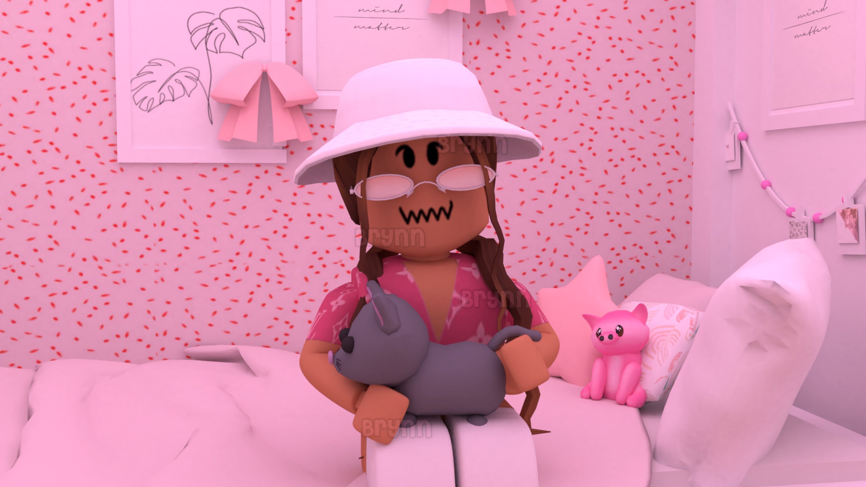 Cafe girl-pink  Cute tumblr wallpaper, Roblox animation, Roblox pictures