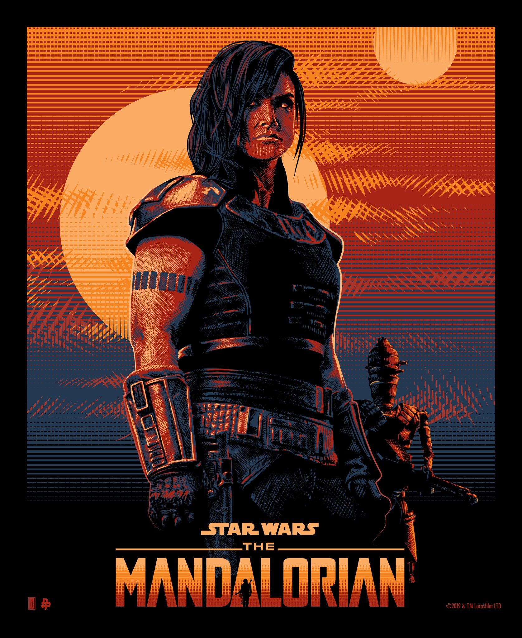 Gina Carano as Cara Dune character poster