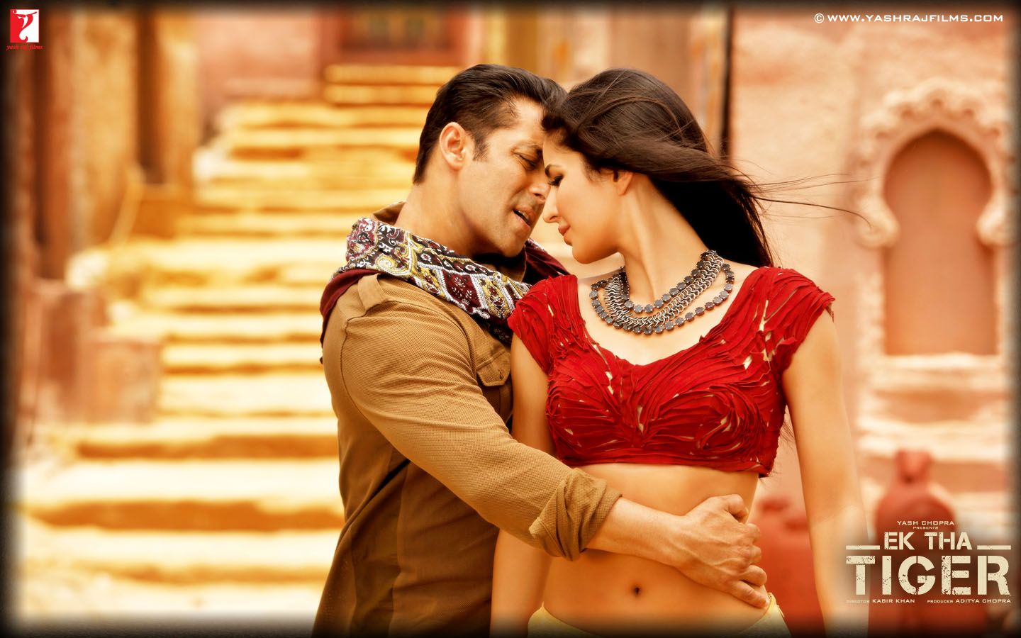 Katrina Kaif And Salman Khan In Mashallah Song Wallpaper