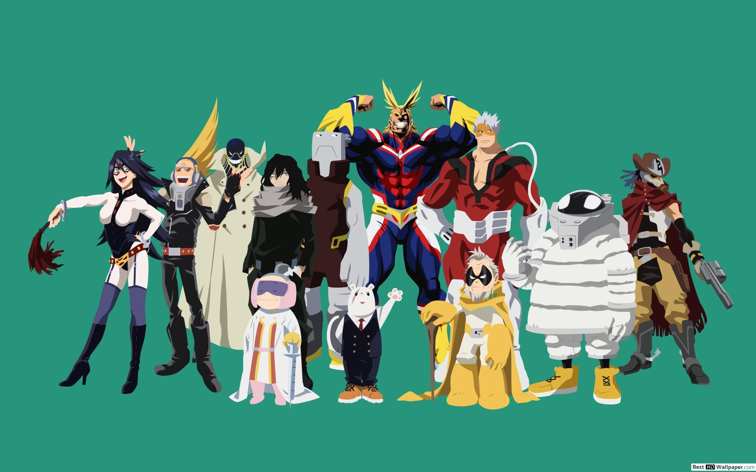 My Hero Academia School Teachers HD wallpaper download