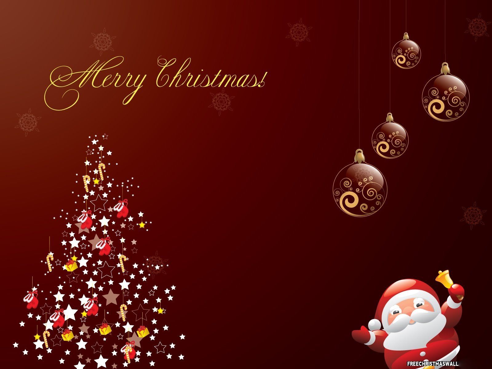Merry Christmas holiday vacation gifts tree happy beautiful santa snowman lights wallpaperx1200