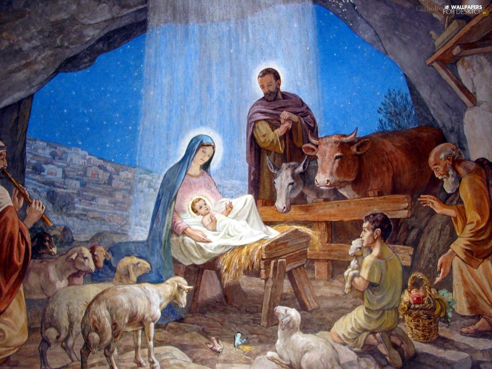 Mary and Joseph Wallpaper. Blessed Virgin Mary Wallpaper, Virgin Mary Wallpaper and Mary Day of the Dead Wallpaper