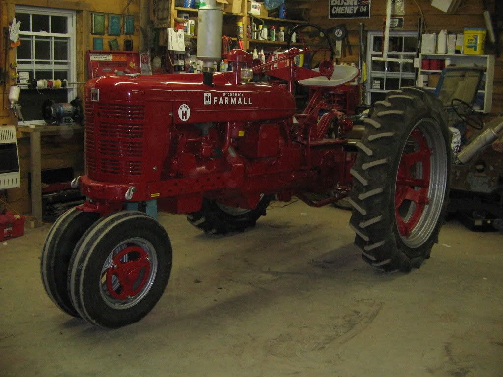 Super H before and after & International Harvester (IHC) Forum's Tractors