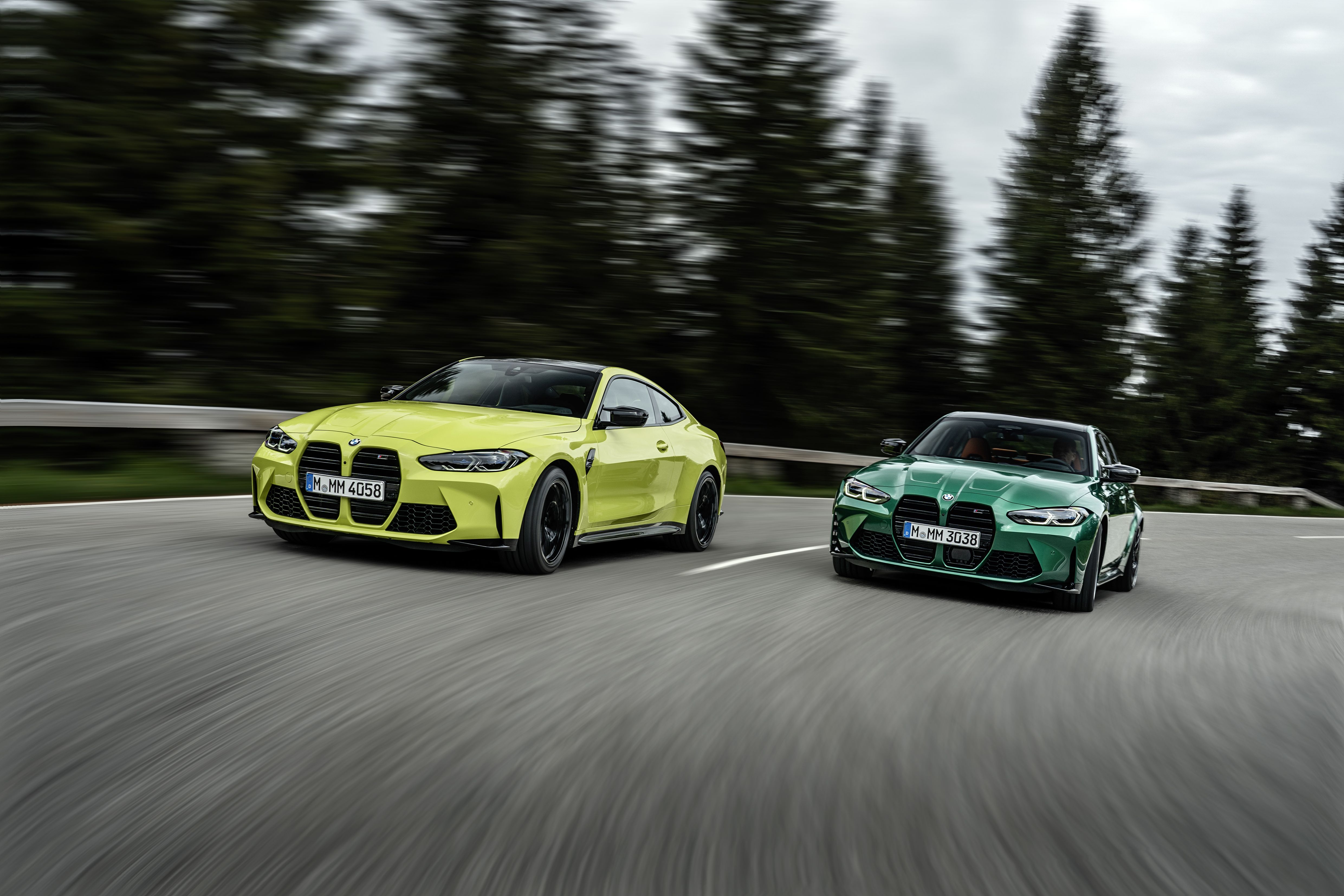 A Gallery of the 2021 BMW M3 and M4