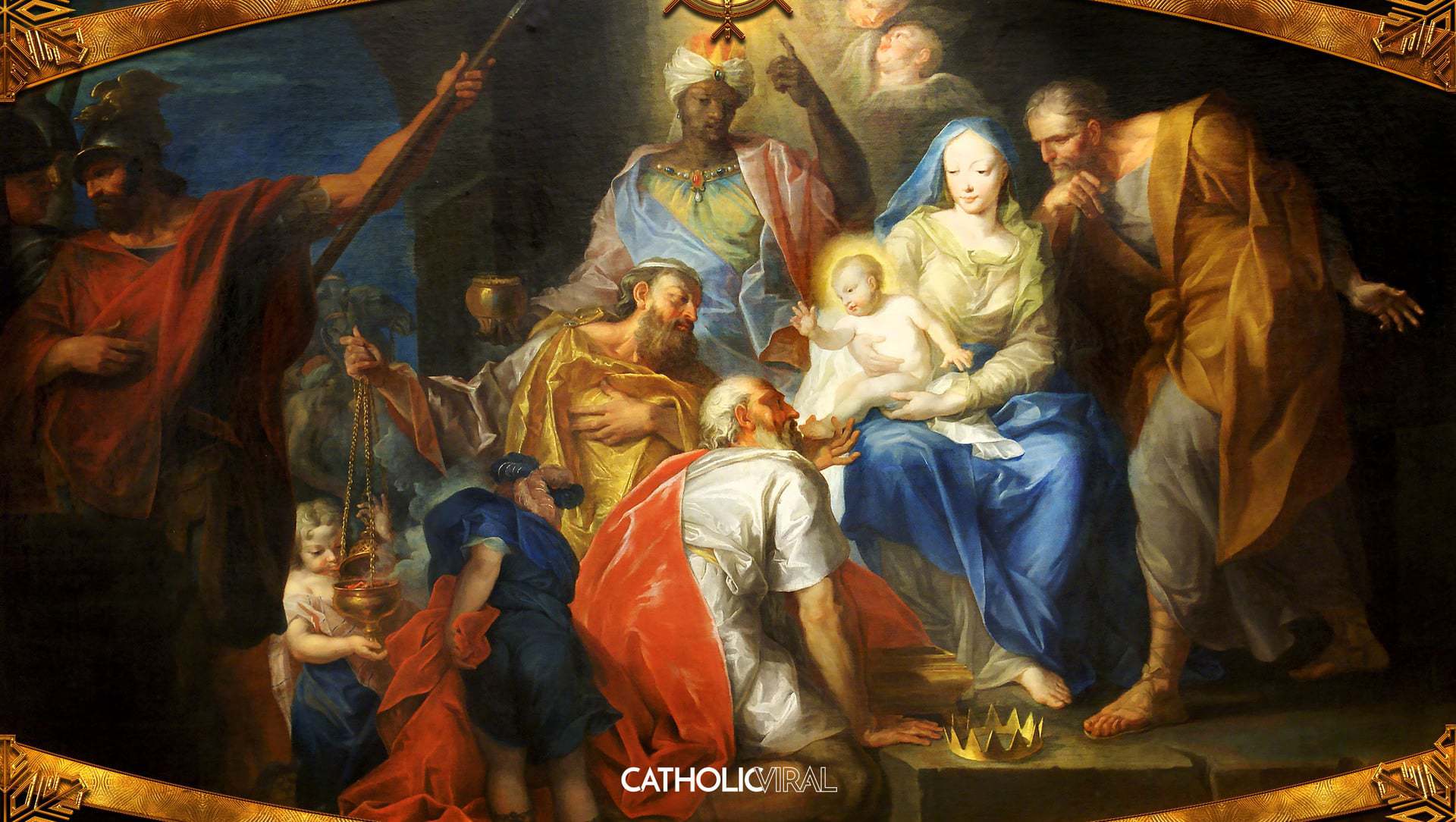 Gorgeous Classical Paintings of the Nativity- HD Christmas Wallpaper CatholicViral