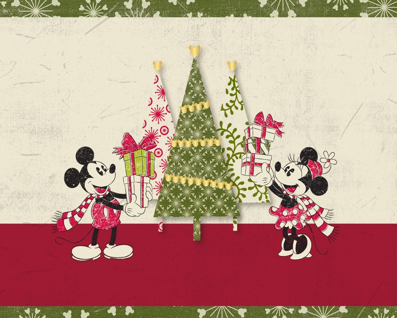 Retro Disney Christmas Wallpaper. Fondo de pantalla navidad, Navidad retro, Navidad disney