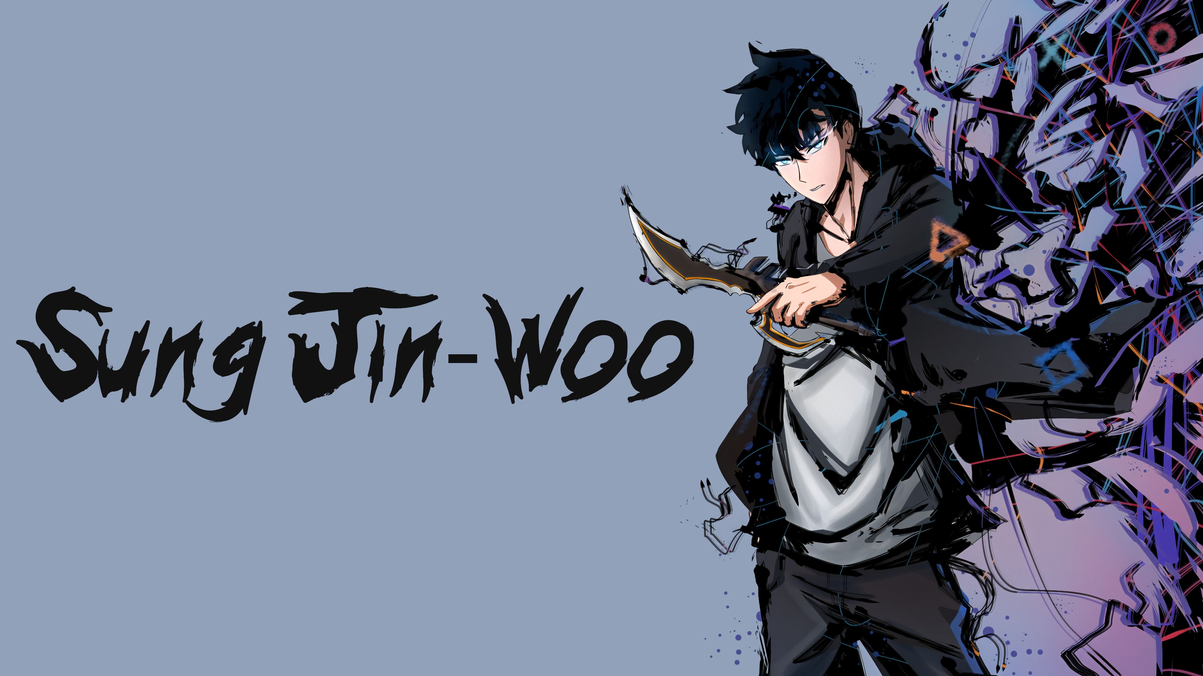 Solo Leveling Sung Jin Woo 720x1600 Resolution Wallpaper, HD Anime 4K Wallpaper