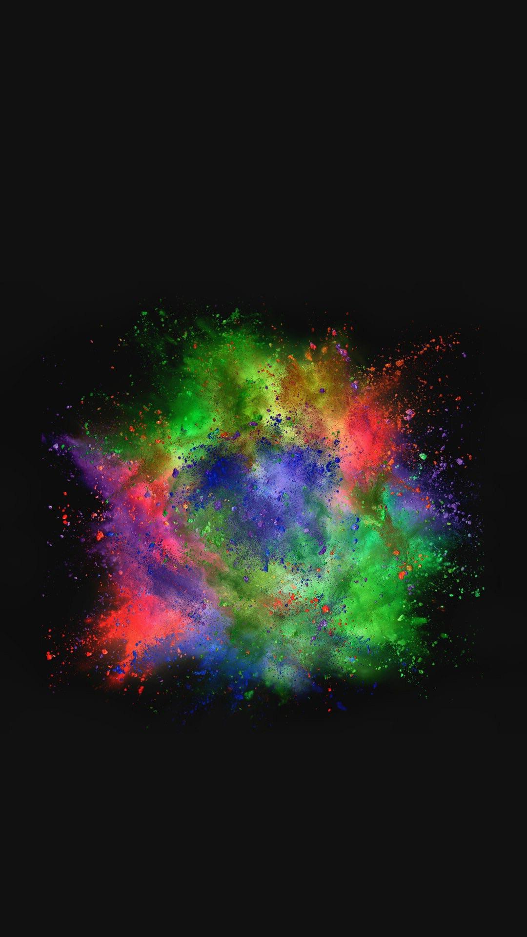 Color Explosion iPhone Wallpapers