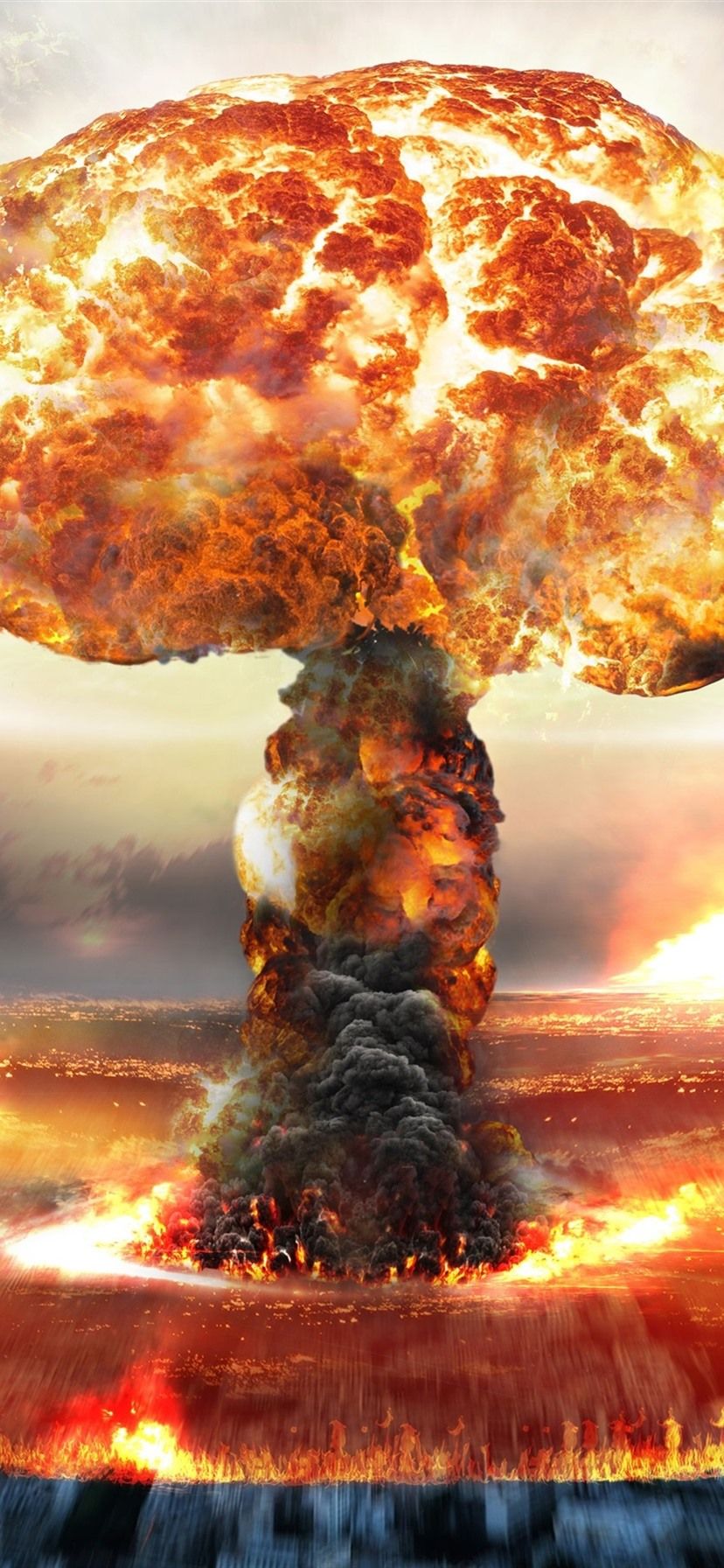 Wallpapers Nuclear bomb explosion, mushroom cloud 3840x2160 UHD 4K Picture, Image