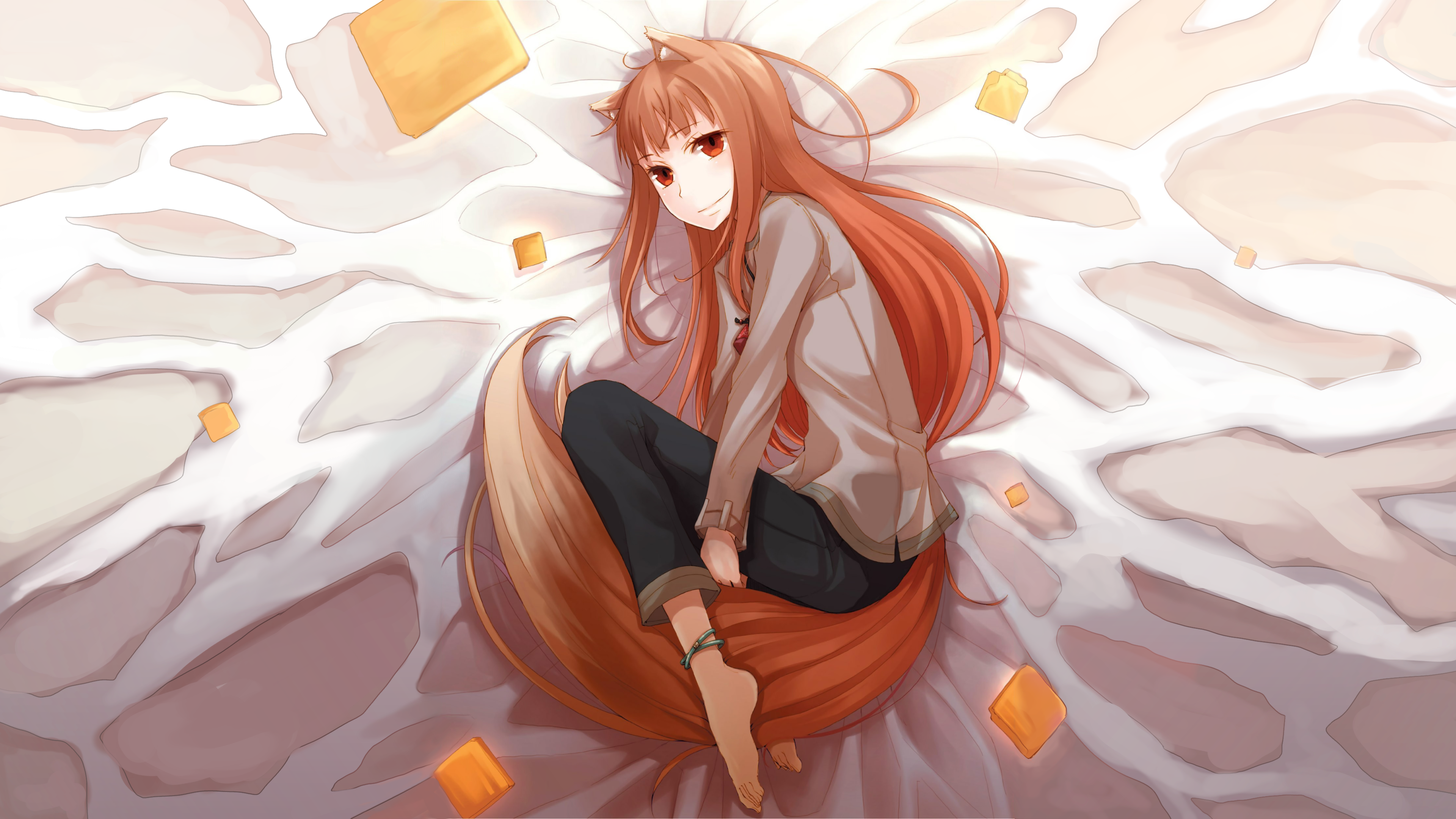 The Wise Wolf [Spice And Wolf, 4K] • R Wallpaper. Spice And Wolf, Spice And Wolf Holo, Animal Ears