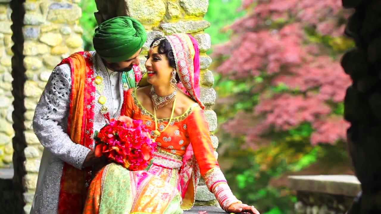 Sweet Cute Punjabi Wedding Lover Love Couple Image Wedding Pic HD Wallpaper & Background Download
