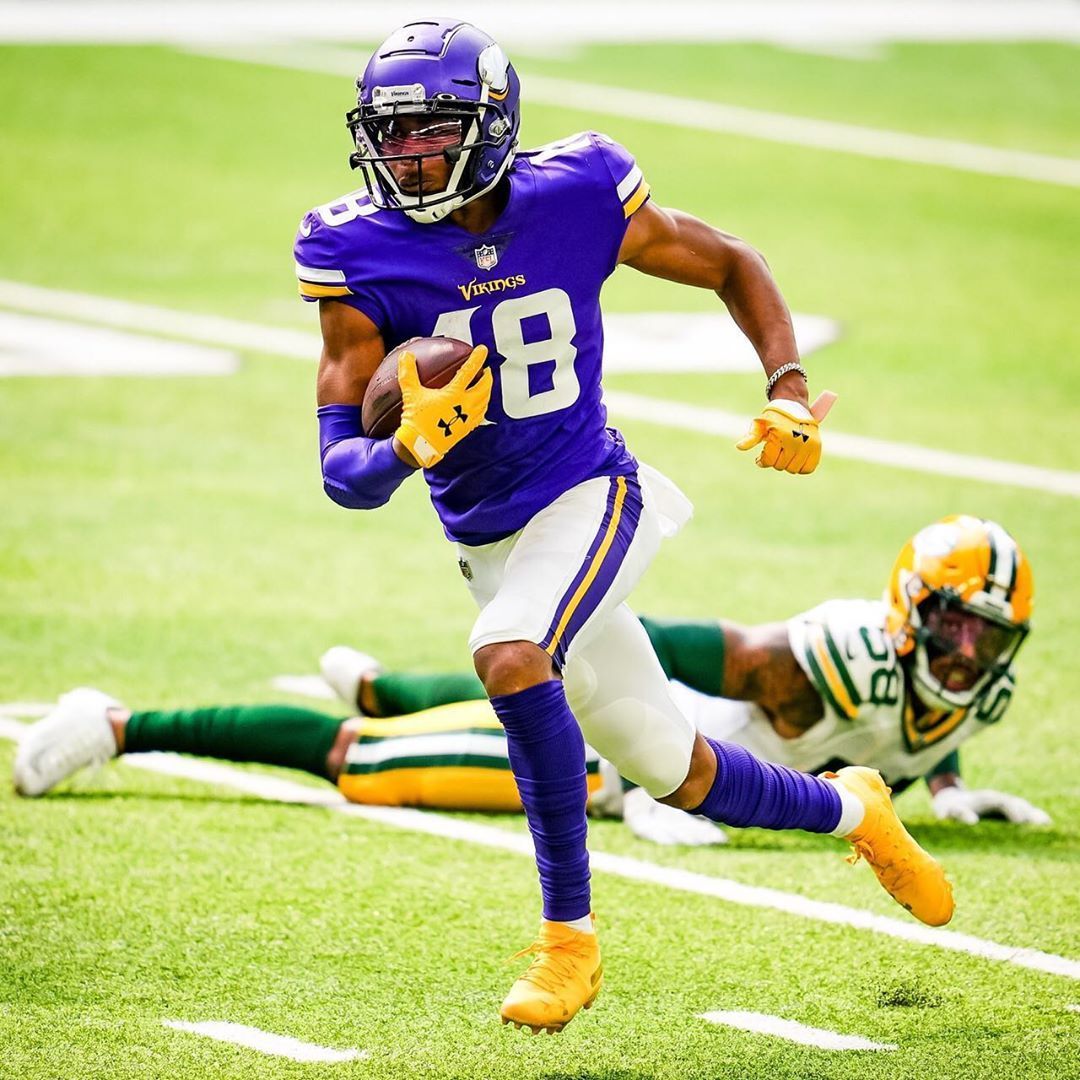 Justin Jefferson Wallpaper 4K, Wide receiver, Minnesota Vikings