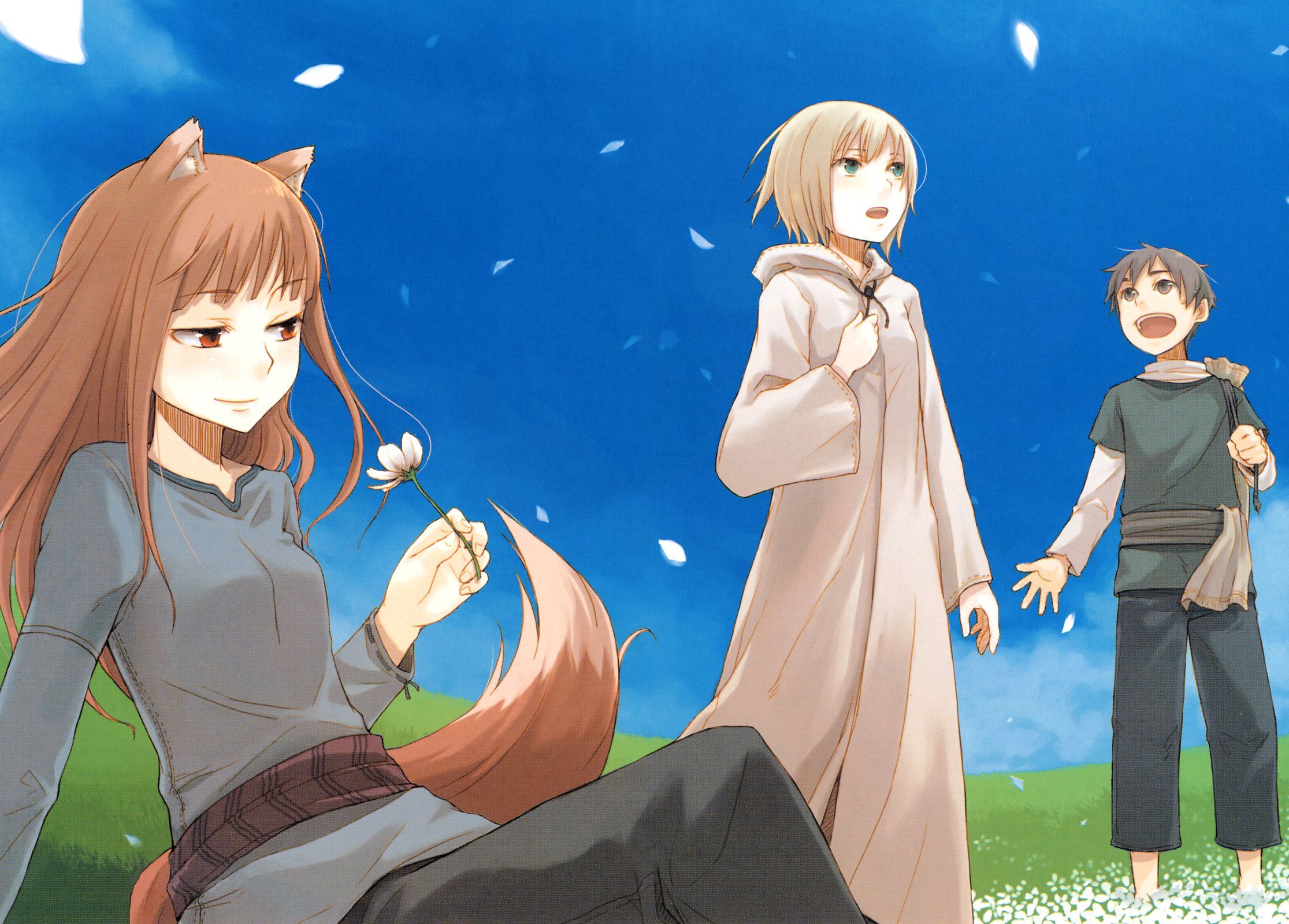 Spice And Wolf HD Wallpaper. Background. Spice and wolf, Anime, Wolf wallpaper