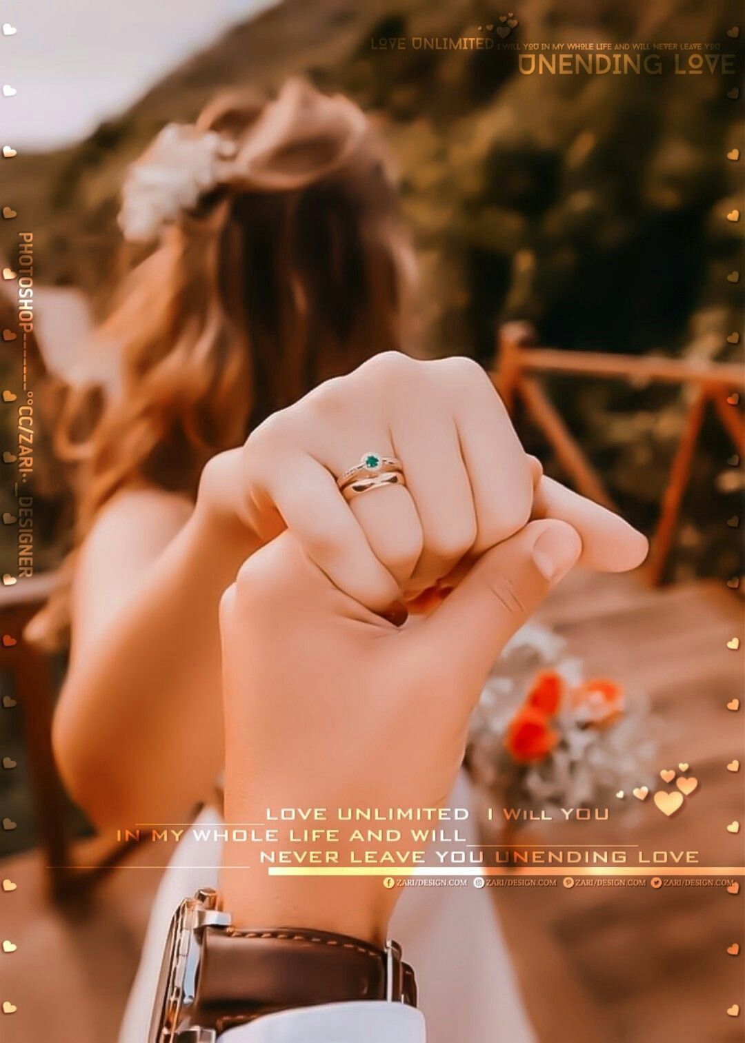 Romantic Couple Photo With Beautiful Wedding Ring 2021
