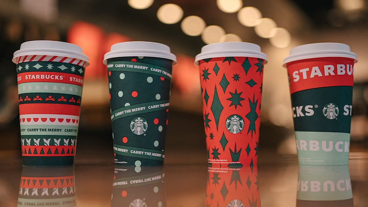 Starbucks Holiday Cups Season Drinks Revealed Raleigh Durham