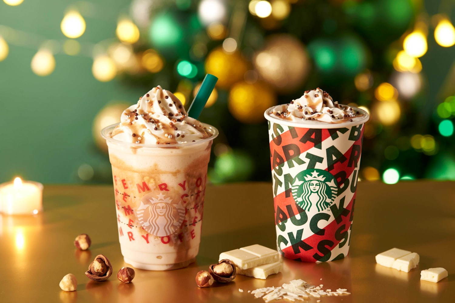 Starbucks Japan unveils new Nutty White Chocolate Frappuccino for Christmas 2019. SoraNews24 -Japan News
