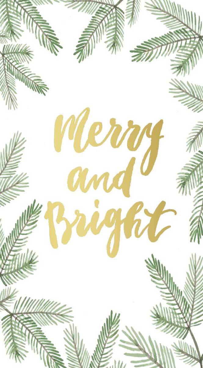 Merry and bright Wallpaper