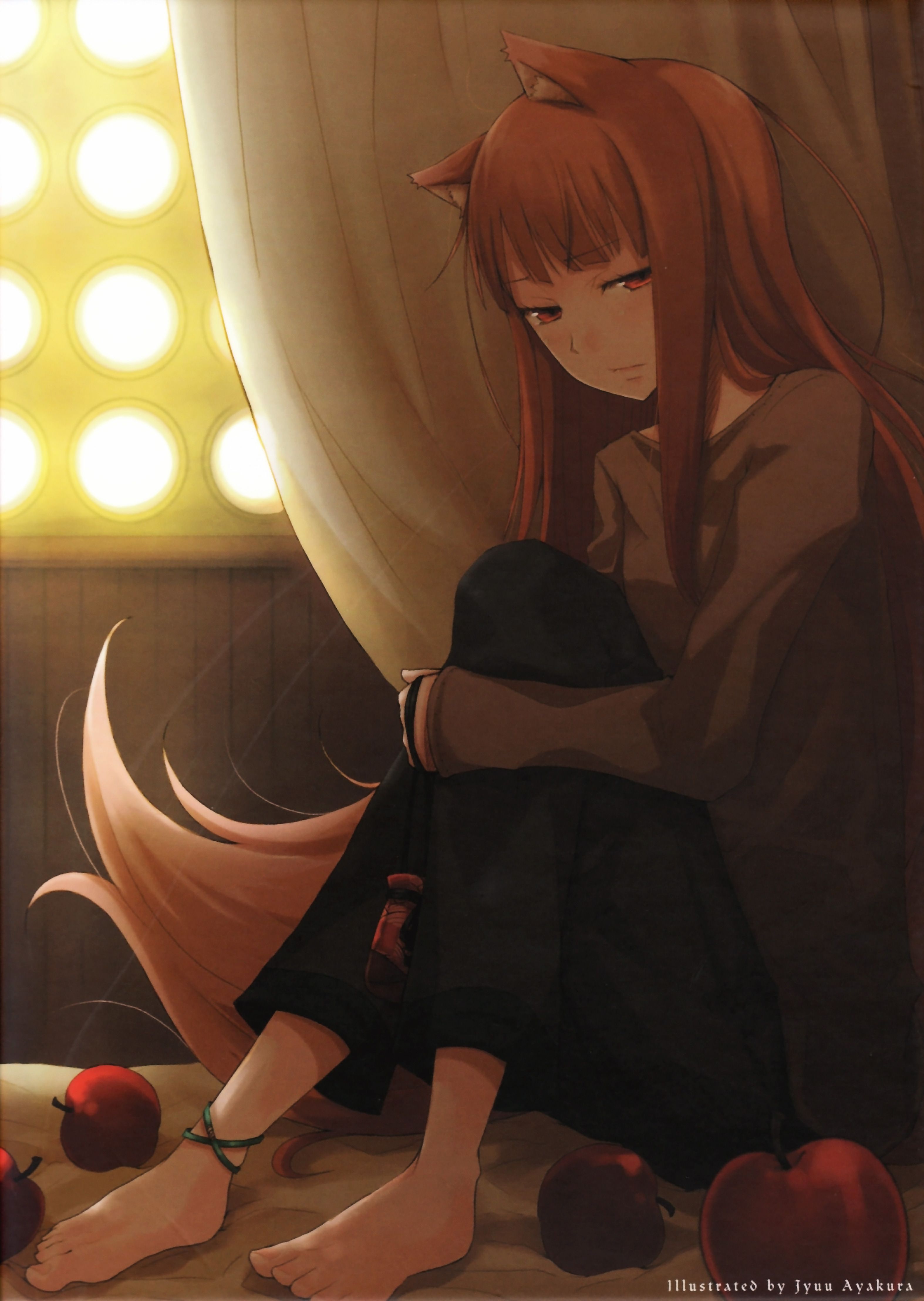 Spice and wolf animal ears holo the wise wolf wallpaperx4429