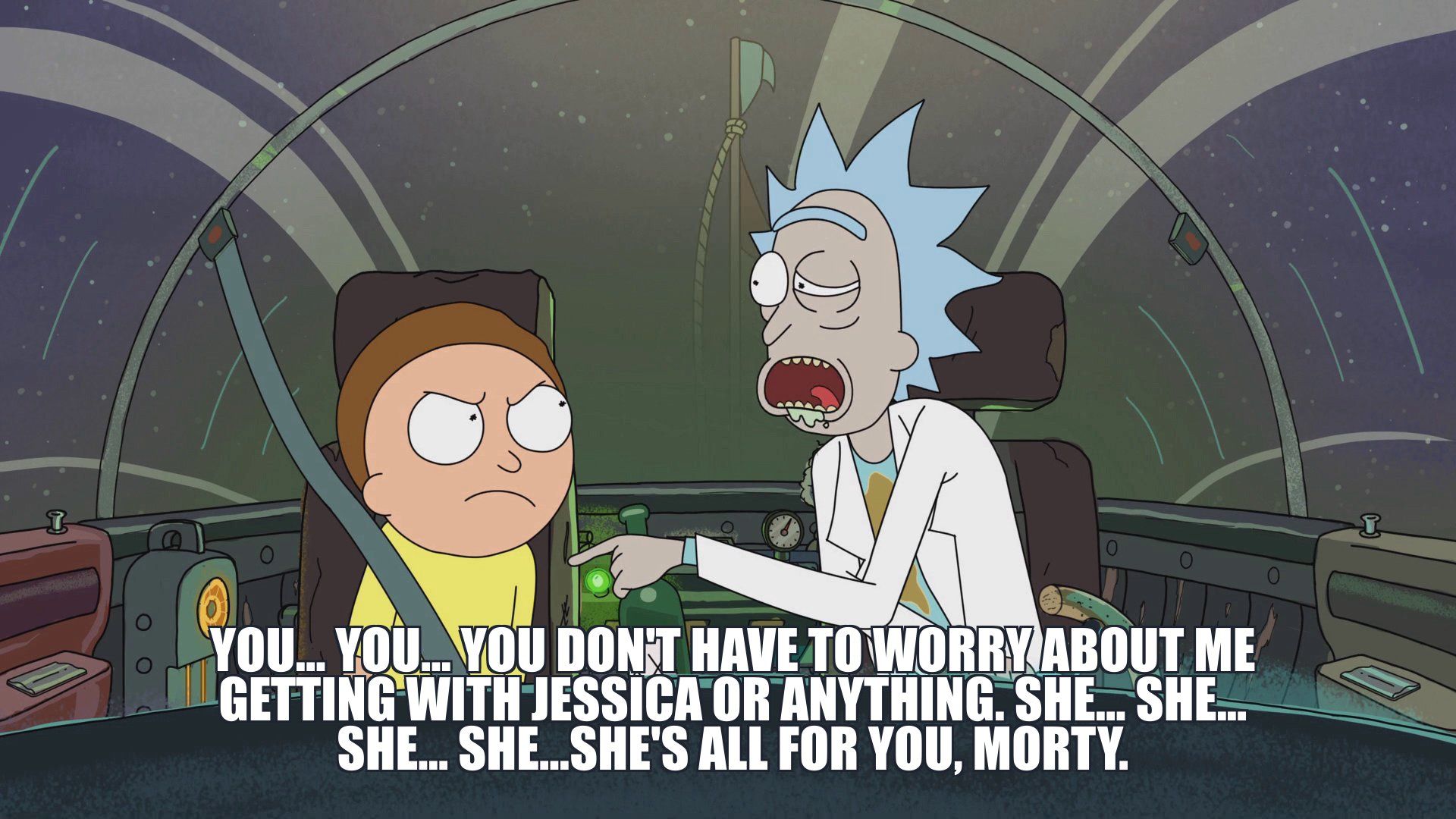 Rick And Morty Wallpaper Meme