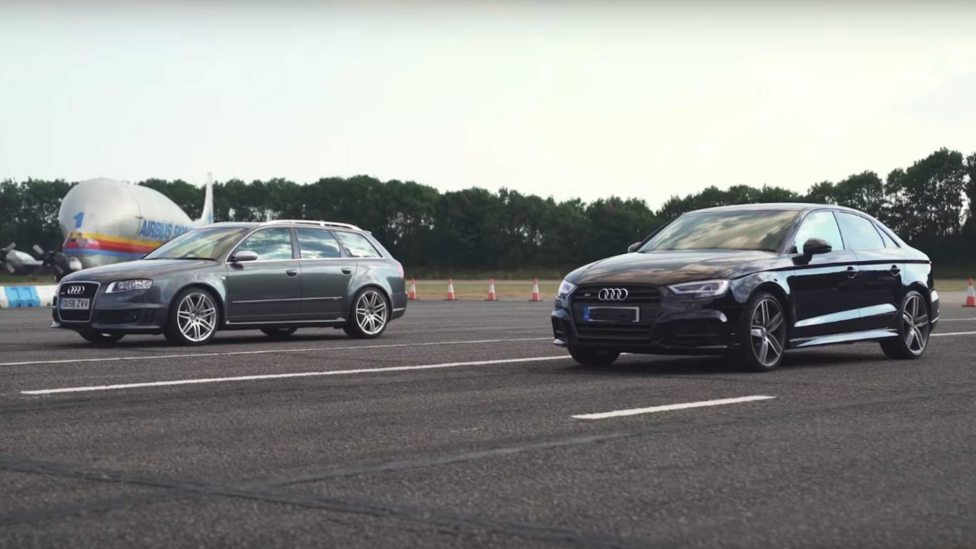 Audi S3 Drag Races Older RS4 B7 With Questionable Results