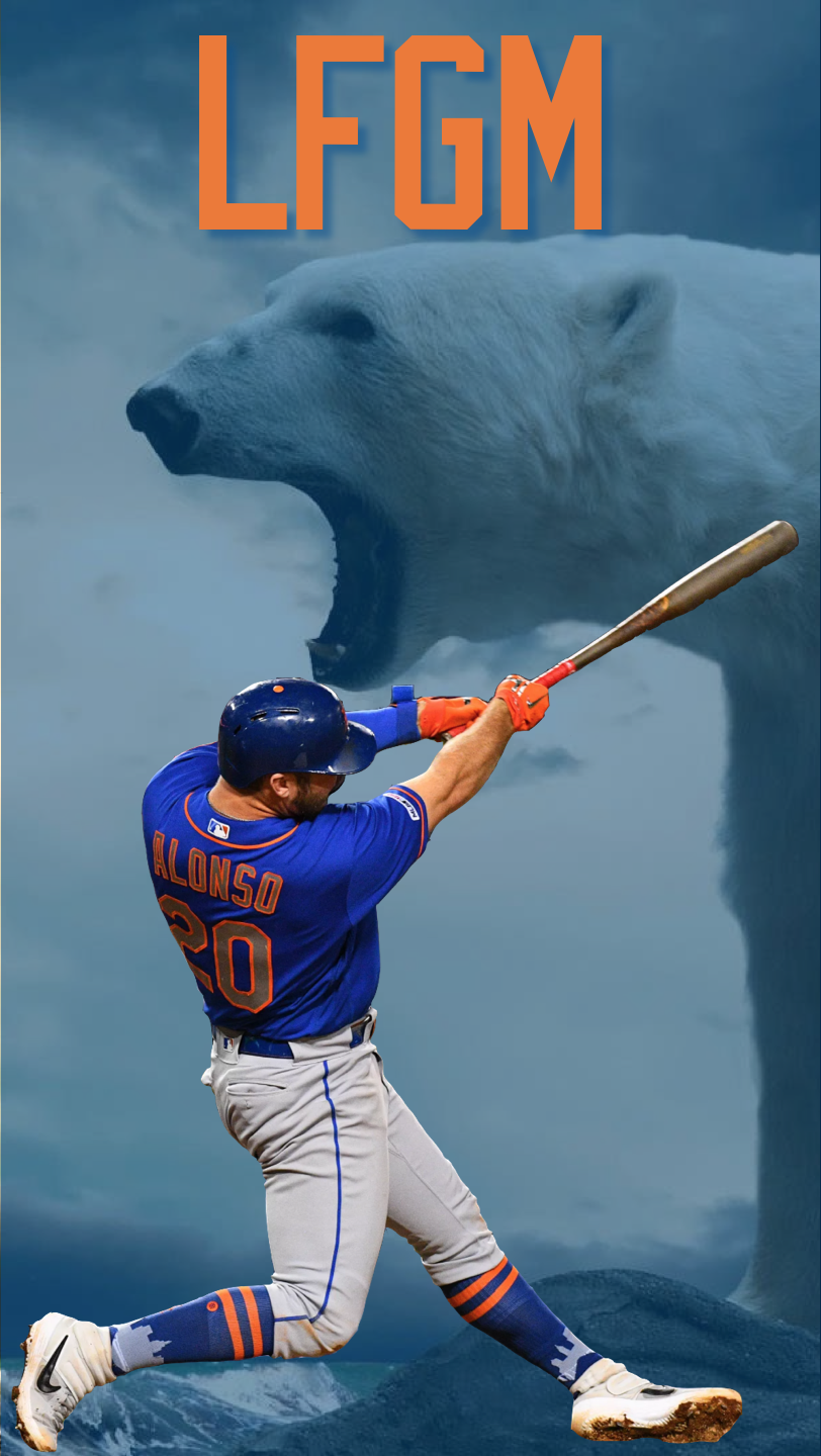 People were asking for some Mets themed wallpaper. This is my first stab at it. Lemme know what ya'll think and if I should do more
