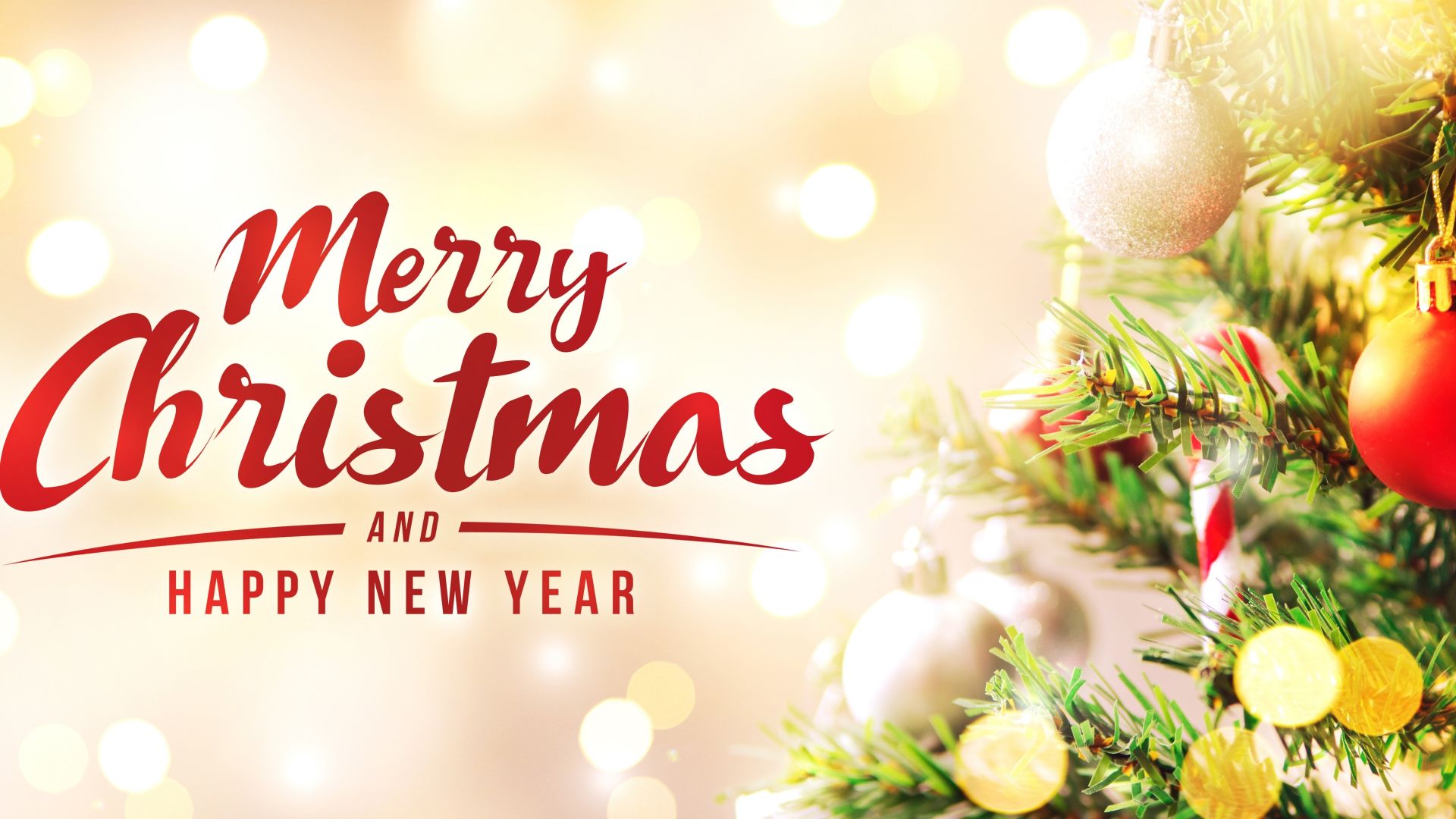 Merry Christmas and Happy new year Wallpaper Download on 24wallpaper
