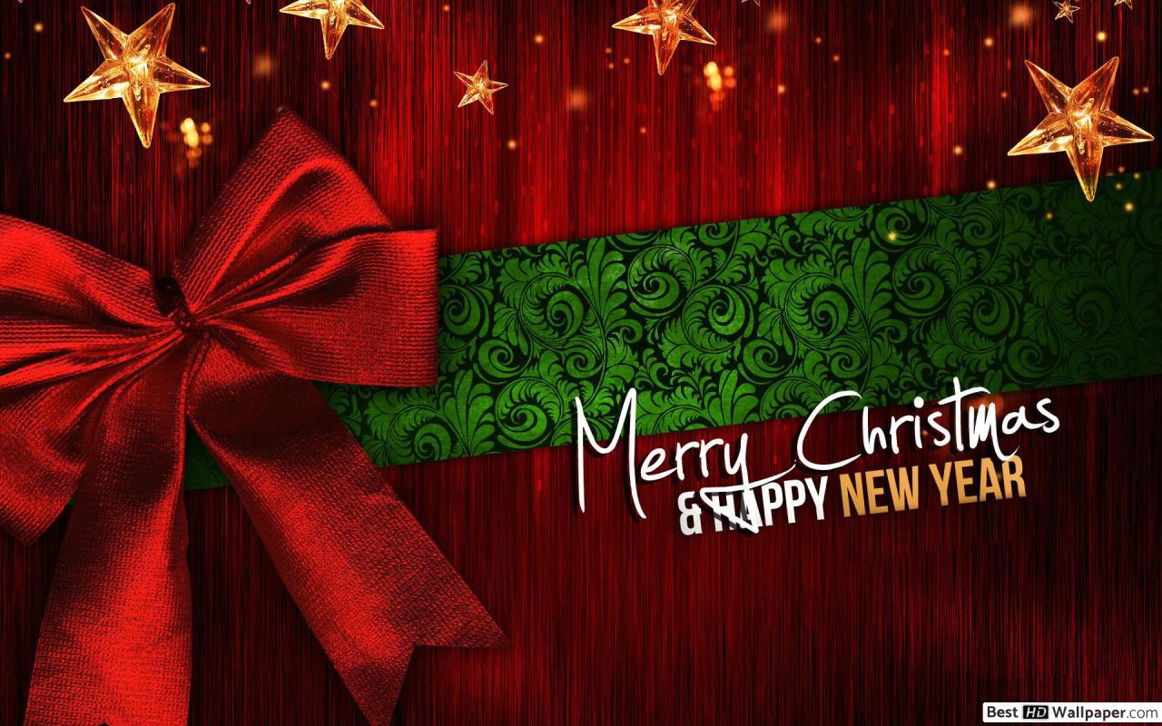 Merry Christmas, Happy new year HD wallpaper download