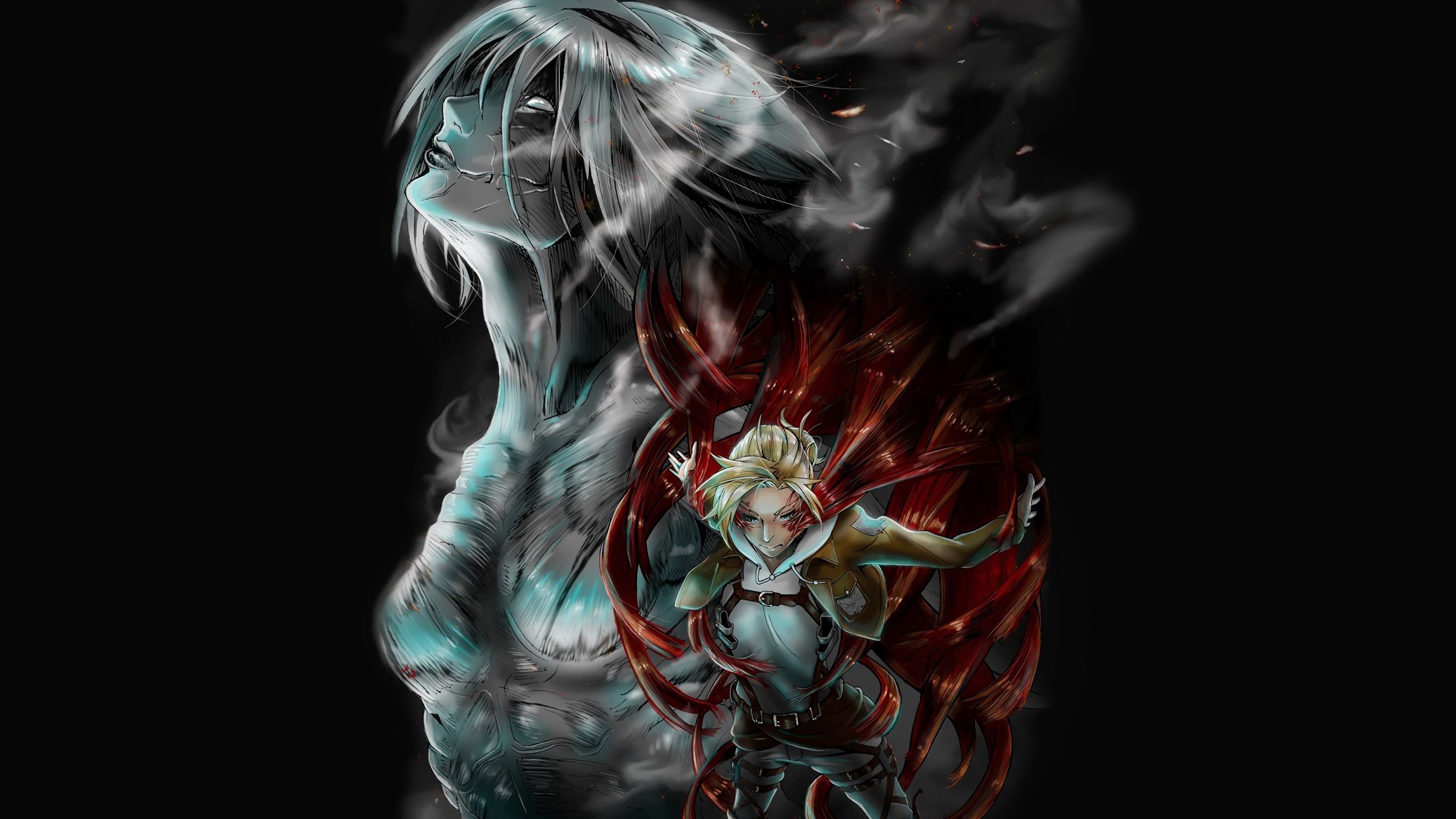 Annie Leonhart Female Titan Attack on Titan Shingeki no Kyojin 4K