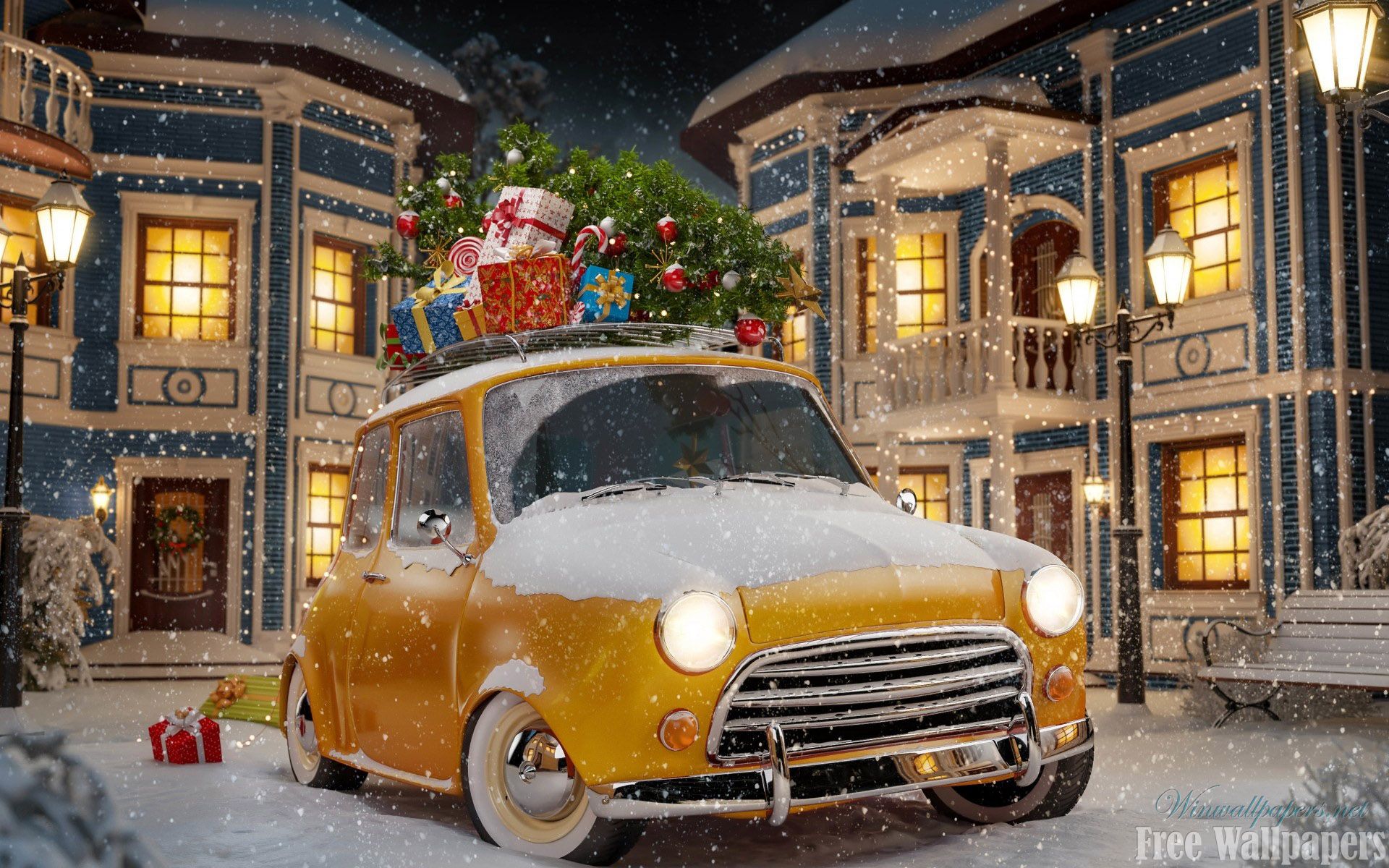 Download Christmas Presents Shopping Wallpaper Christmas Wallpaper Download HD Wallpaper