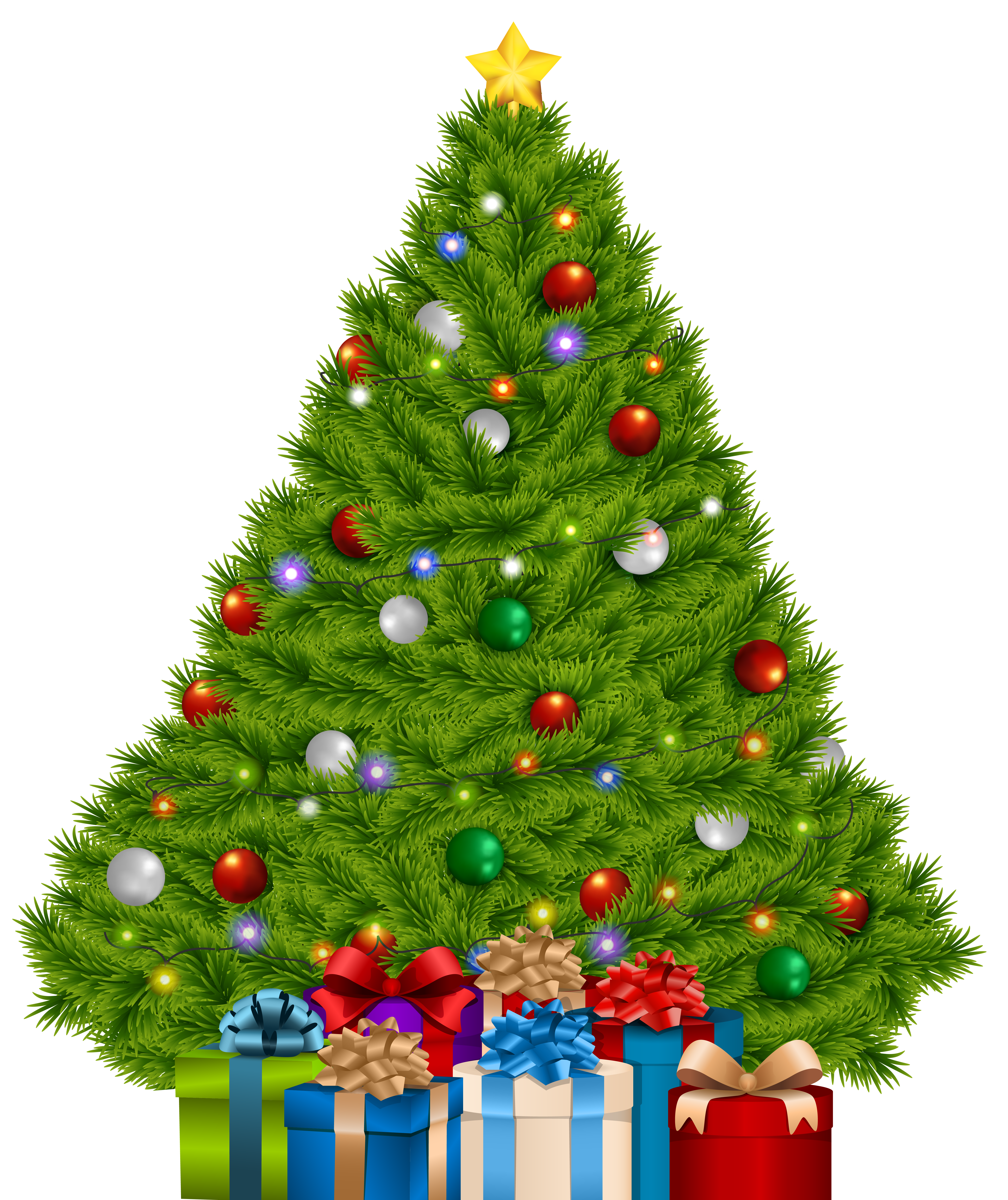 Extra Large Christmas Tree With Gifts PNG Clip Art Image Quality Image And Transparent PNG Free Clipart