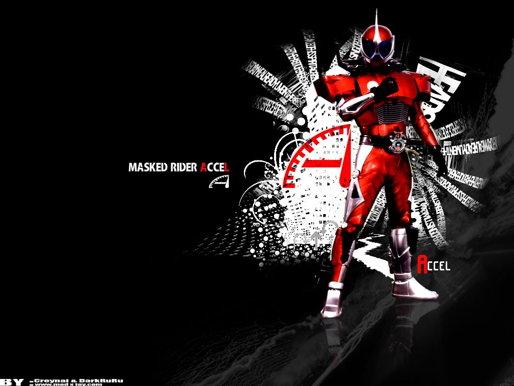 wallpaper masked rider accel Wallpaper