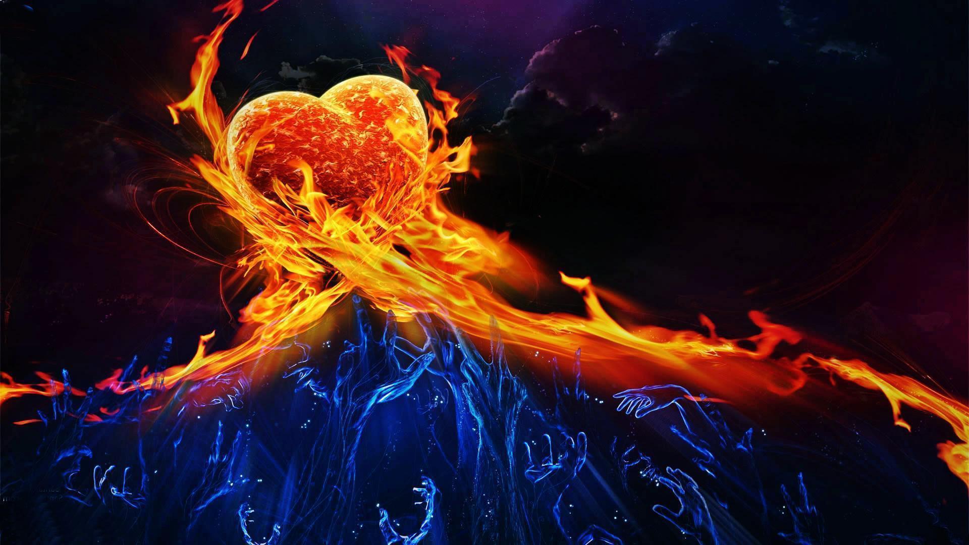 Fire And Ice Live Wallpaper (Background & Themes) for Android