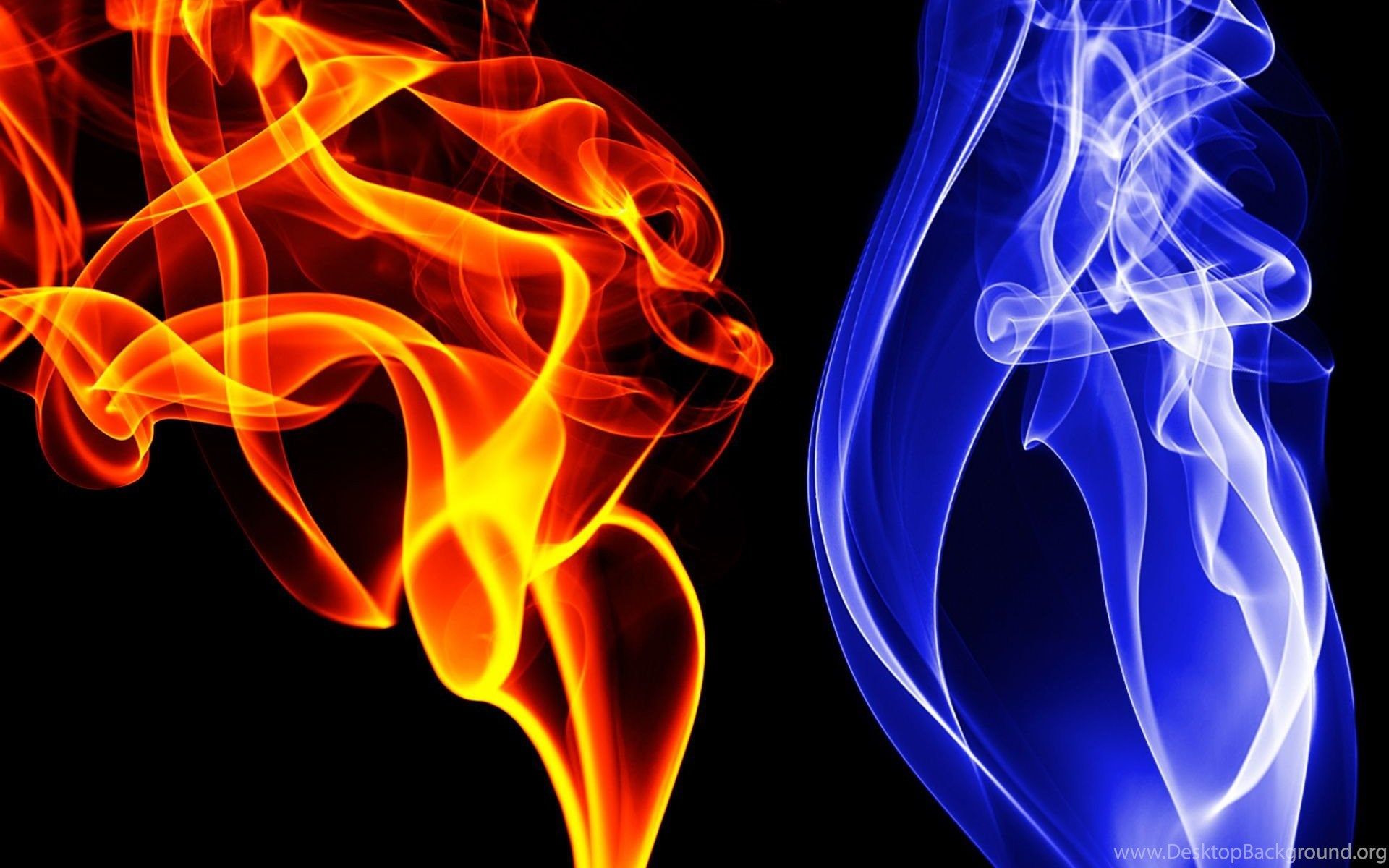 Wallpaper Black, Fire, Ice, Fire And Ice. Desktop Background