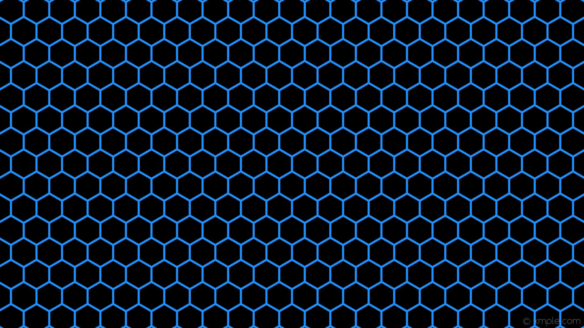 Blue Wallpaper Hexagon