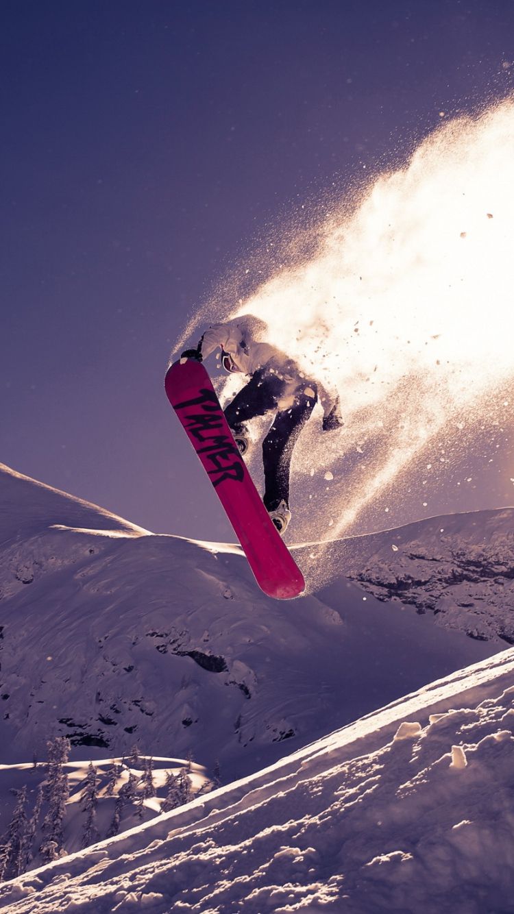 IPhone 6 Snowboarding Wallpaper HD, Desktop Background 750x1334