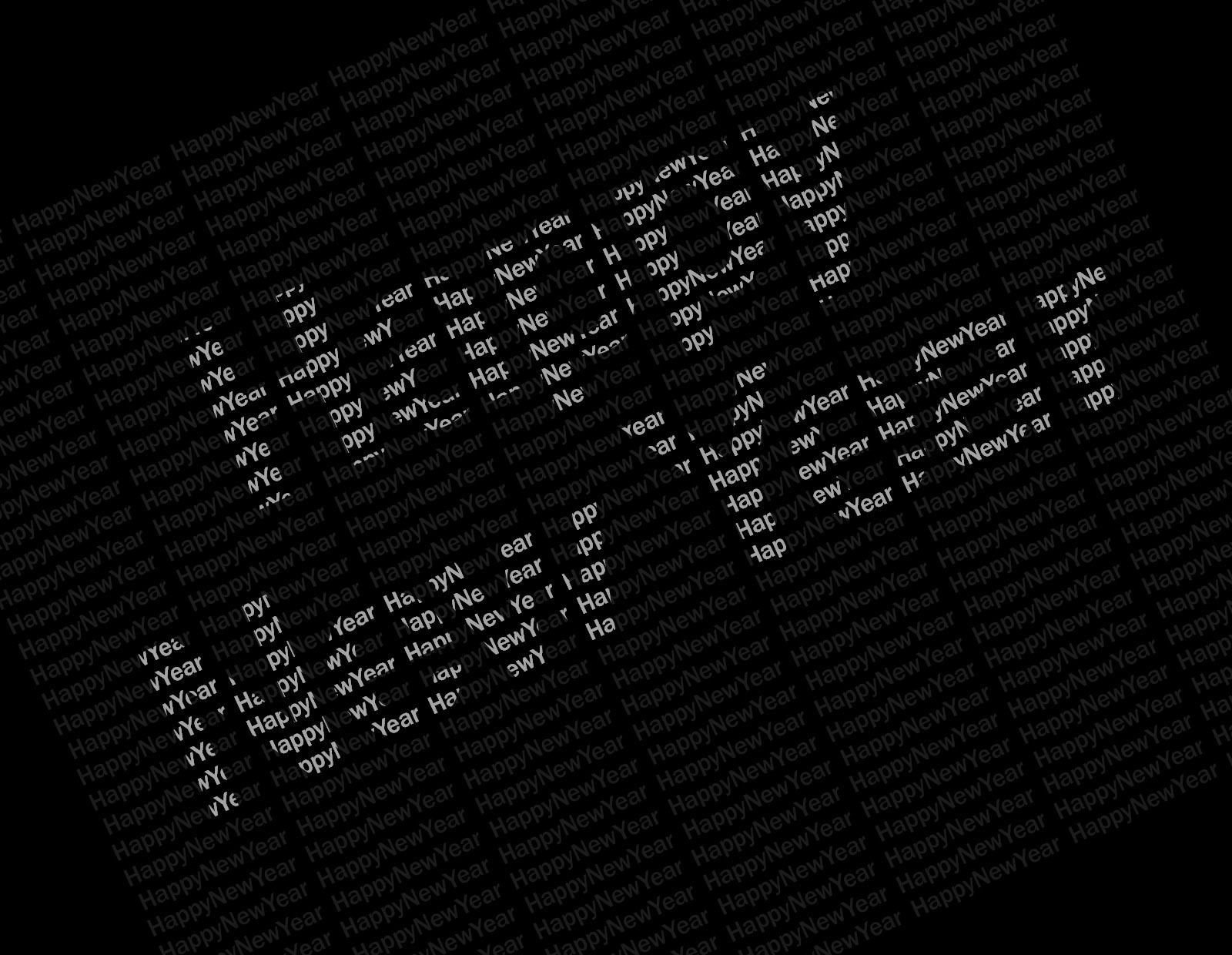 Happy new year black background Desktop wallpaper 1280x720