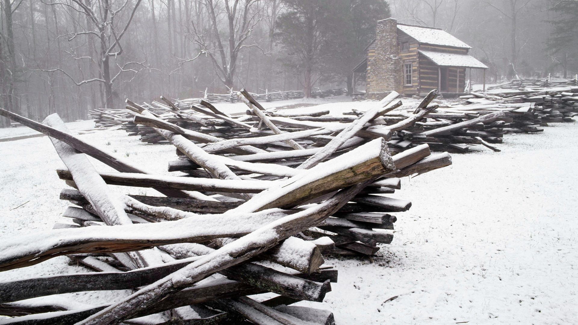 Historical finds. Smokey mountains national park, Great smoky mountains national park, Winter photo