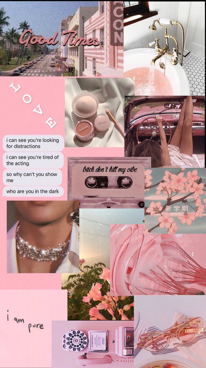 Aesthetic Vibes Wallpaper Pink