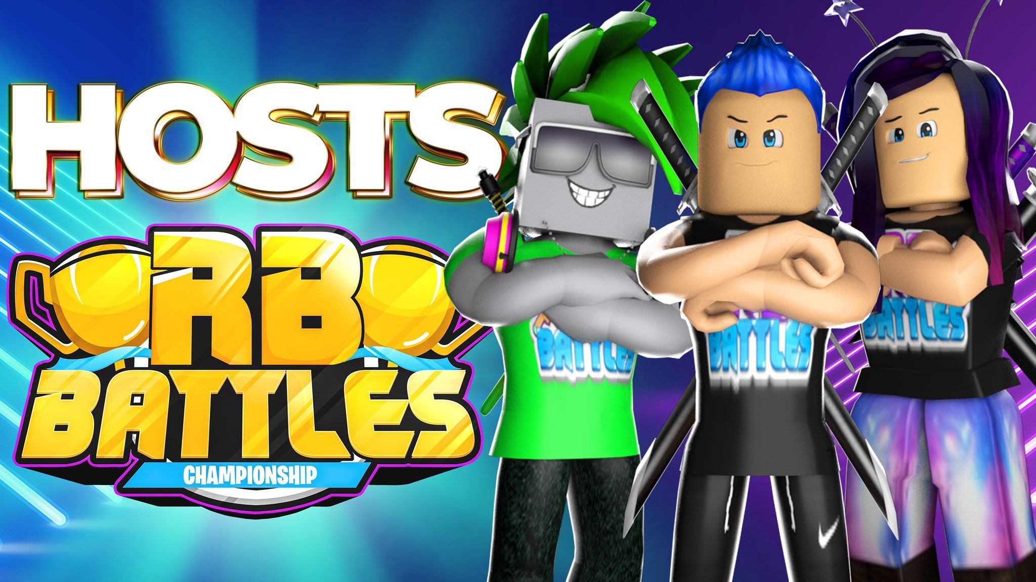Roblox Battles. Your hosts!! ⚔️ ⚔️ ⚔️ ⚔️ ⚔️ ⚔️ The action begins TOMORROW! Make sure you're subscribed to the RB Battles YouTube channel to see