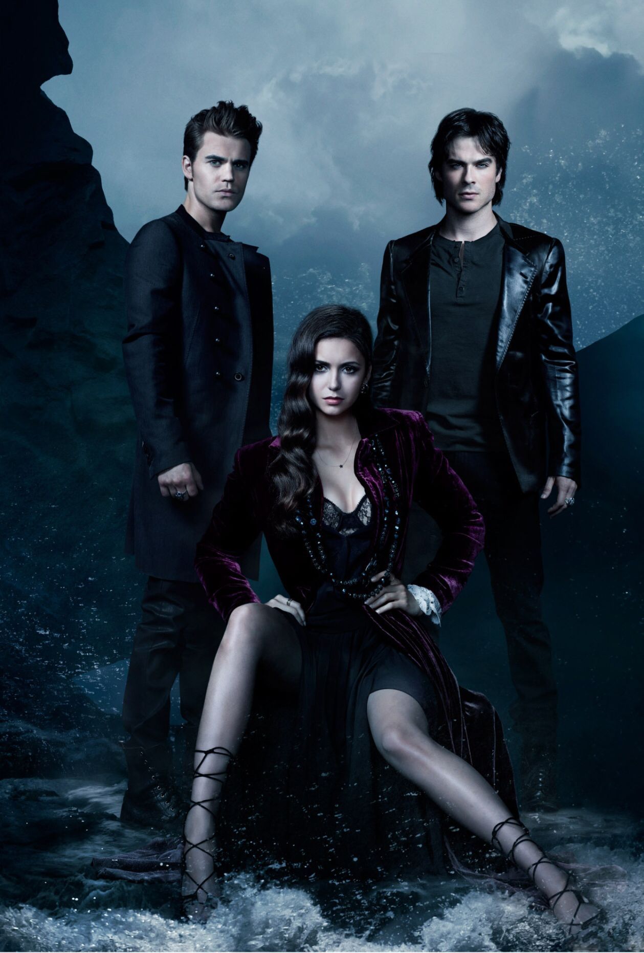 The Vampire Diaries Damon Wallpaper Stefan And Elena